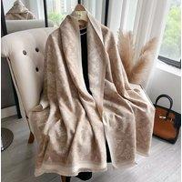 Lemon Daisy Accessories Women's Darcy Winter Scarf Shawl in Beige