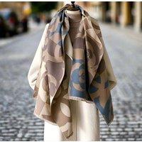 Lemon Daisy Accessories Women's Harriet Winter Scarf Shawl in Blue