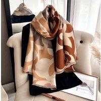 Lemon Daisy Accessories Women's Harriet Winter Scarf Shawl in Brown