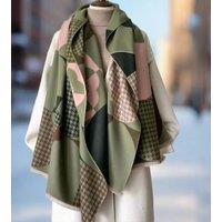 Lemon Daisy Accessories Women's Avery Winter Scarf Shawl in Green