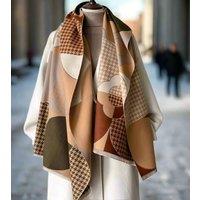 Lemon Daisy Accessories Women's Avery Winter Scarf Shawl in Tan