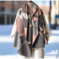 Lemon Daisy Accessories Women's Avery Winter Scarf Shawl in Pink