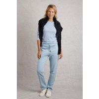 Weird Fish Women's Karla Jersey Joggers in Light Blue | Size: 14