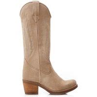 Moda In Pelle Women's 'Fanntine' Suede Ankle Boots in Stone | Size: 4