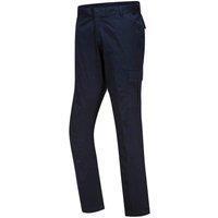 Portwest Men's Stretch Slim Combat Trousers in Dark Navy | Size: 32R