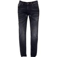 D-Strukt Black Destroyed Reinforced Denim Jeans