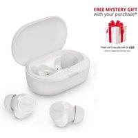 Philips TAT1209 True Wireless Earphones with Portable Charging Case in White