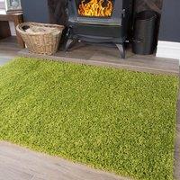 Kukoon Light Green Soft Plush Pile Fluffy Shaggy Living Room Area Rug Runner | Size: 60 cm x 230 cm
