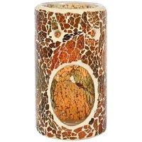 KDMD Pillar Brown Crackle Oil Burner