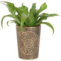 KDMD Triple Moon Bronze Terracotta Plant Pot