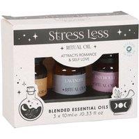 KDMD Set of 3 Stress Less Ritual Blended Essential Oils in Black