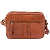 PRIMEHIDE Women's 'Arizona' Leather Camera Style Bag in Brown
