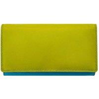 PRIMEHIDE Women's 'London' Leather Large Matinee Purse in Lime