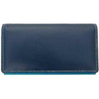 PRIMEHIDE Women's 'London' Leather Large Matinee Purse in Blue