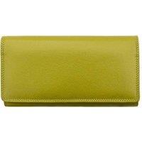 PRIMEHIDE Women's 'Verona' Leather Matinee Purse in Lime