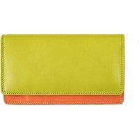 PRIMEHIDE Women's Soft Leather Matinee Purse, RFID with Gift Box in Lime