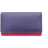 PRIMEHIDE Women's Soft Leather Matinee Purse, RFID with Gift Box in Purple