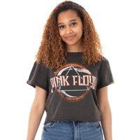 Amplified Women's Clothing Cropped Short Sleeved T-Shirt | Grey | Size: Large