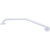 Loops 720mm White Curved Handrail - Ideal for Doorwars & Stairwells - Left Handed