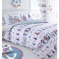 Velosso Nautical Cotton Rich Printed Duvet Cover & Pillowcase Set | Size: King