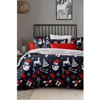 Ezysleep Christmas Print Printed Duvet Set | Size: King