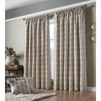 Luxury Living Reflect Jacquard Fully Lined Ready Made Pencil Pleat Curtains in Yellow | Size: 117 cm width x 183 cm drop