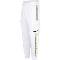 Nike Men's Taped Legs White Sweatpants | Size: Large