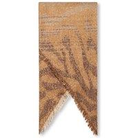 Tiger Print Brown Scarf