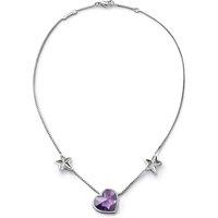 baccarat Women's Etoile Mon Coeur Sterling Silver Purple Crystal Necklace 2812857 in Clear | Size: Standard