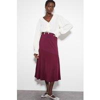 Fifi Jersey Panel Midi Skirt