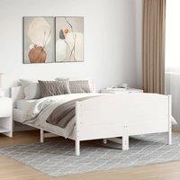 Berkfield Home Bed Frame without Mattress White 160x200 cm Solid Wood Pine