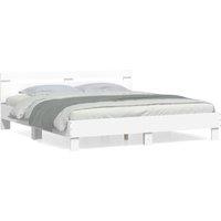 Berkfield Home Bed Frame without Mattress White 160x200 cm