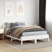 Berkfield Home Bed Frame without Mattress White 160x200 cm Solid Wood Pine