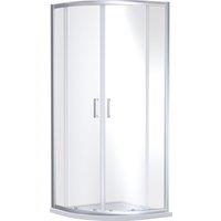 Balterley 6mm Glass Quadrant Shower Enclosure 1900 x 900 x 900mm Chrome in Silver
