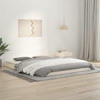 Berkfield Home Bed Frame without Mattress White 160x200 cm Solid Wood Pine