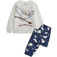 Harry Potter Girl's Long Sleeve Long Leg Pyjama Set | Multicoloured | Official Merch | Size: 11-12 Years
