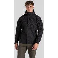 Craghoppers Men's Ossus Lightweight Waterproof Shell Jacket in Jet Black | Size: XL