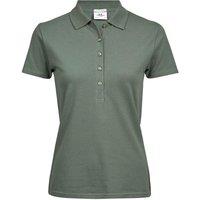 TEE JAYS Women's Luxury Stretch Short Sleeve Polo Shirt in Pale Green | Size: Medium