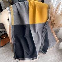 Lemon Daisy Accessories Women's Bonnie Winter Scarf Shawl in Yellow