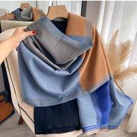 Lemon Daisy Accessories Women's Bonnie Winter Scarf Shawl in Blue