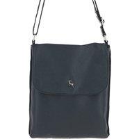 Flap Over Leather Cross Body Bag