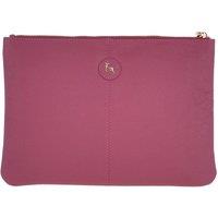 Large Padded Leather Pouch Bag
