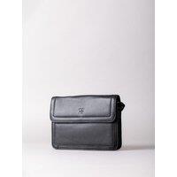 'Enderby' Flapover Leather Cross Body Bag