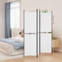 Berkfield Home 3-Panel Room Divider White 150x200 cm Fabric