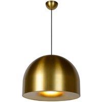 Netlighting Lucide AKRON Pendant light 50 cm 1xE27 Black in Yellow