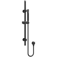Balterley Round Slide Rail Shower Kit with Outlet Elbow Matt Black