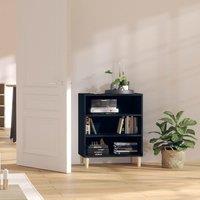 Berkfield Home Sideboard Black 57x35x70 cm Engineered Wood | Size: 57 x 35 x 70 cm
