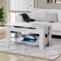Home Discount Vida Designs Lift Up Coffee Table Storage Living Room Furniture in Dark Grey