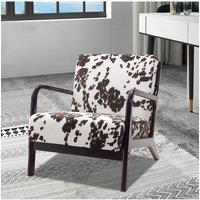 Spots Velvet Upholstered Armchair
