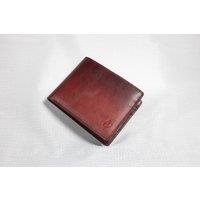 Alexander Pace Men's 'Redan' Small Leather Vintage Wallet in Dark Brown